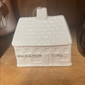 Belleek Ballybegs Post Office Figural Cottage Votive Tea Light Holder